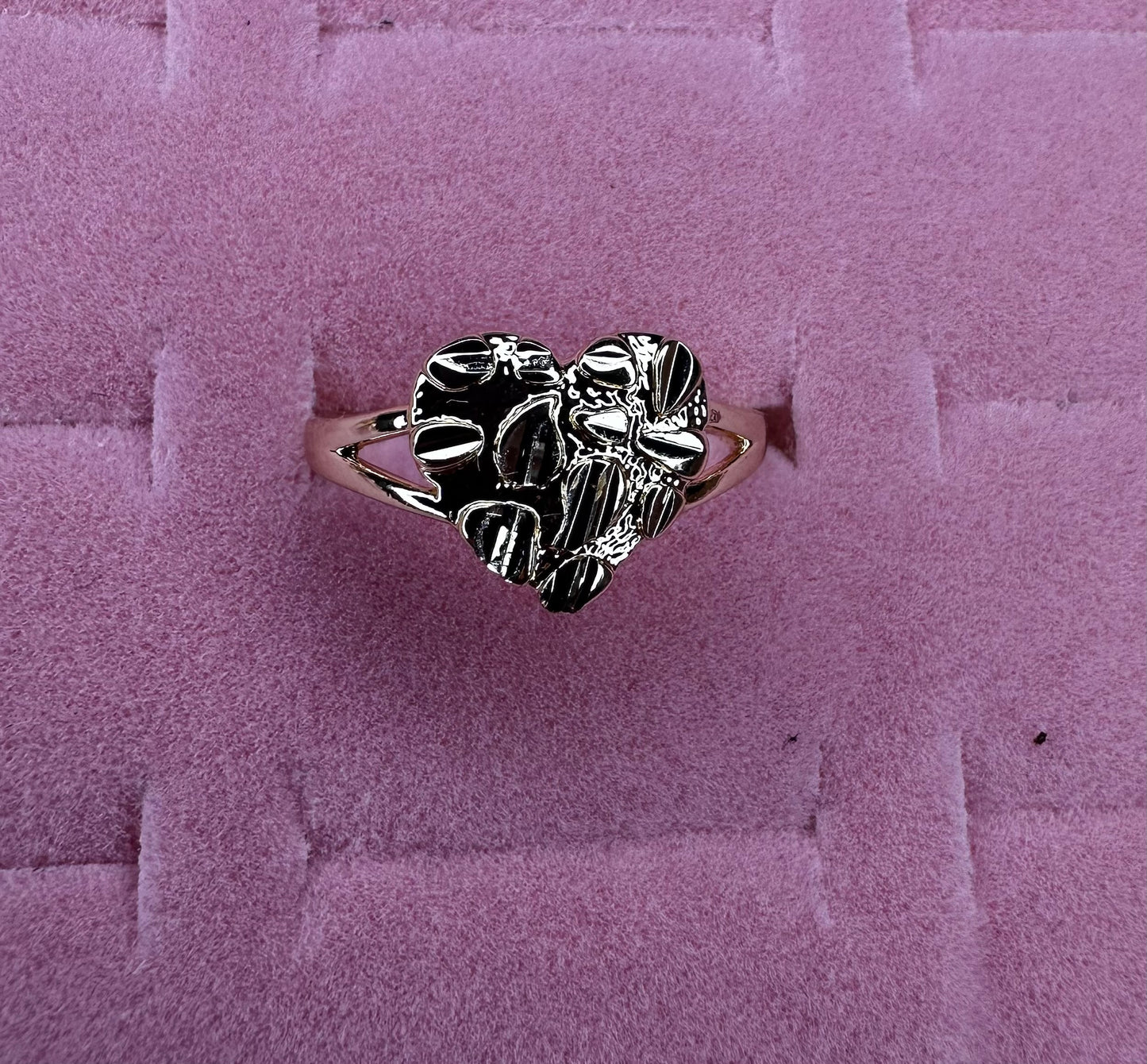 HEART NUGGET RING 💦✨