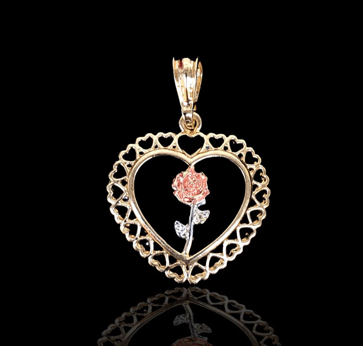 18K GOLD PENDANT + PVD ROPE CHAIN 💦✨